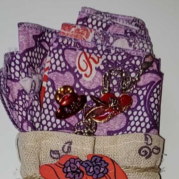 Red Hat Society Bundle Pin Scarf Bracelet & Bag nice gift set - Picture 11 of 15